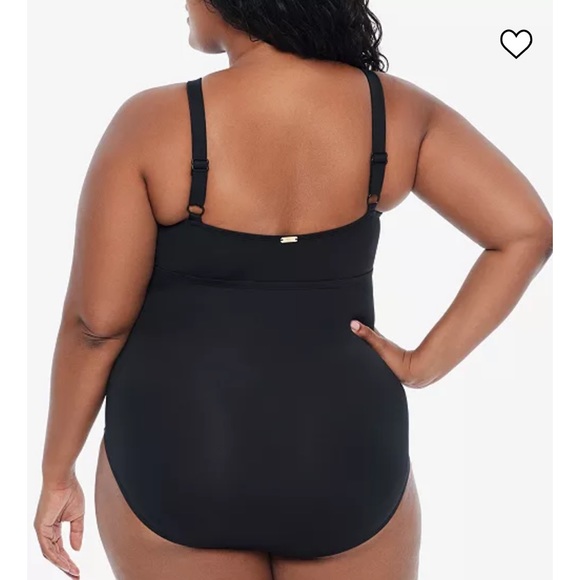 LAUREN RALPH LAUREN
Plus Size Halter-Neck One Piece Swimsuit - Picture 3 of 14